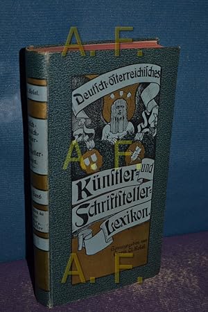 Bild des Verkufers fr Biographien der Wiener Knstler und Schriftsteller (Deutsch-sterreichisches Knstler- und Schriftsteller-Lexikon Band 1) zum Verkauf von Antiquarische Fundgrube e.U.