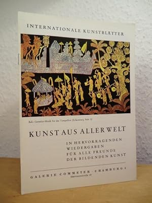 Imagen del vendedor de Internationale Kunstbltter. Kunst aus aller Welt in hervorragenden Wiedergaben fr alle Freunde der bildenden Kunst a la venta por Antiquariat Weber