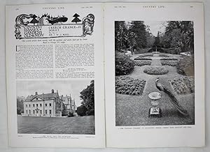 Original Issue of Country Life Magazine Dated September 12th 1931 with a Main Feature on Creech G...
