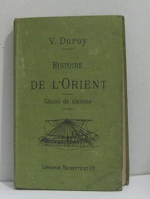 Seller image for Histoire de l'orient classe de 6e for sale by crealivres