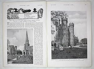 Original Issue of Country Life Magazine Dated August 24th 1929, with a Main Feature on Hadleigh (...