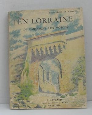 Imagen del vendedor de En lorraine de l'argonne aux vosges a la venta por crealivres