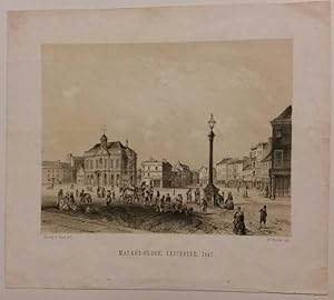 West Bridge from the Railway Leicester scarce Lithograph Print