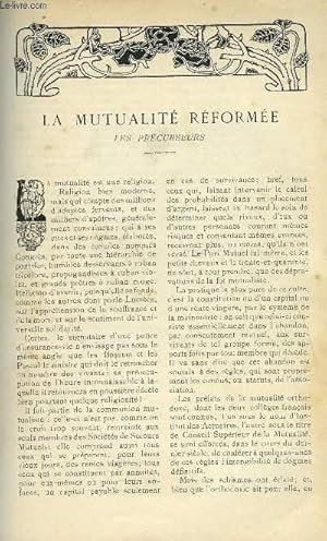 Bild des Verkufers fr LE MONDE MODERNE TOME 19 - LA MUTUALITE REFORMEE - LES PRECURSEURS + UNE VILLE SUR UN TOIT zum Verkauf von Le-Livre