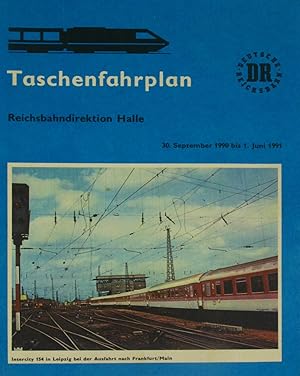 Image du vendeur pour Taschenfahrplan der Reichsbahndirektion Halle vom 30. September 1990 bis 1. Juni 1991, mis en vente par Versandantiquariat Hbald