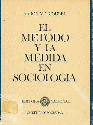 Immagine del venditore per EL MTODO Y LA MEDIDA EN SOCIOLOGA. Trad. Eloy Fuente Herrero. venduto da angeles sancha libros