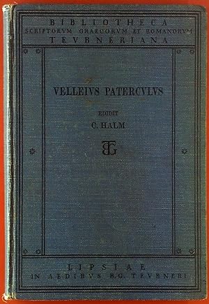 Bild des Verkufers fr C. Vellei Paterculi ex Historiae Romane. Libris Duobus Quae Supersunt. zum Verkauf von biblion2