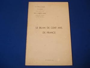 Le Bilan de cent ans de France. Cours de Formation Islamique. 19e corps d'armée