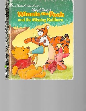 Bild des Verkufers fr Walt Disney's Winnie the Pooh and the missing bullhorn (A Little golden book) zum Verkauf von TuosistBook