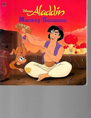 Imagen del vendedor de Disney's Aladdin: Monkey Business (Golden Look-Look Book) a la venta por TuosistBook