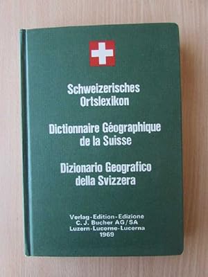 Bild des Verkufers fr Schweizerisches Ortslexikon mit Angabe der Postleitzahlen und Verkehrskarte (KARTE FEHLT!!!) zum Verkauf von Bookstore-Online