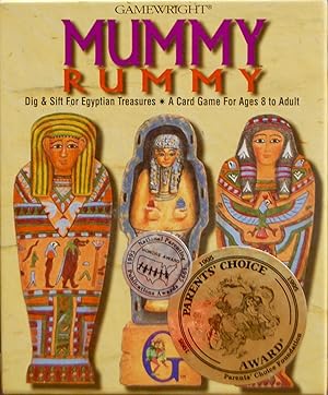 Bild des Verkufers fr Mummy Rummy: The Dig & Sift for Ancient Egyptian Treasures Card Game with Cards zum Verkauf von knew_4_you