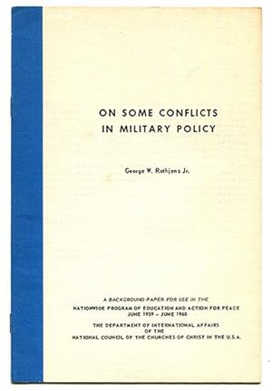 Seller image for On Some Conflicts in Military Policy for sale by Book Happy Booksellers