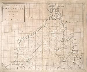 Imagen del vendedor de A Chart of the Coast of Cormandel and the Great Bay of Bengal a la venta por Argosy Book Store, ABAA, ILAB