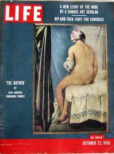 Seller image for Life Magazine October 22, 1956 -- Cover: The Bather By Ingres for sale by Moneyblows Books & Music