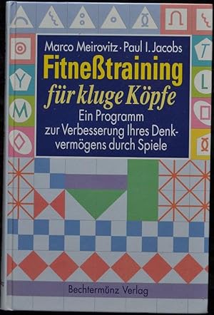 Imagen del vendedor de Fitnesstraining fr kluge Kpfe - Mit groem Spiele-Set (Einsteck-Tasche hinten) a la venta por Alte Spiele  Modernes Spiele-Antiquariat