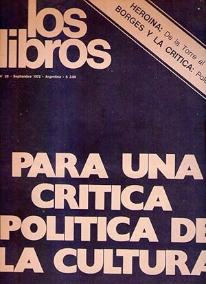 Image du vendeur pour LOS LIBROS - No. 28 - Ao 4, setiembre de 1972 mis en vente par Buenos Aires Libros