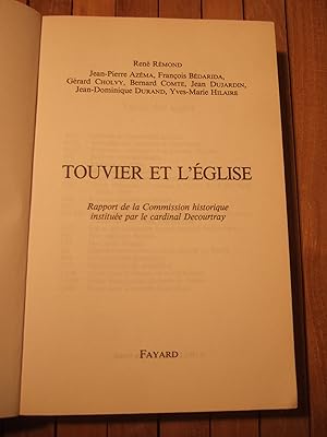 Image du vendeur pour Paul Touvier et l'Eglise mis en vente par Domifasol