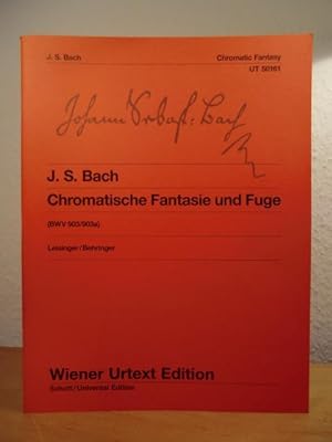 Seller image for Chromatische Fantasie und Fuge BWV 903 mit Frhfassung BWV 903a und der aus dem Umkreis Forkels berlieferten Fassung. Wiener Urtext Edition UT 50161 for sale by Antiquariat Weber