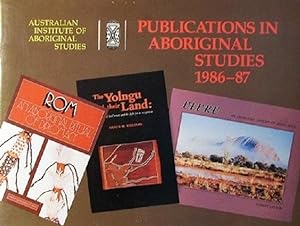 Publications In Aboriginal Studies 1986-87