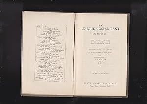 Image du vendeur pour An unique Gospel text (31 selections): from a Latin palimpsest in the collection of the Hispanic Society of America mis en vente par Meir Turner