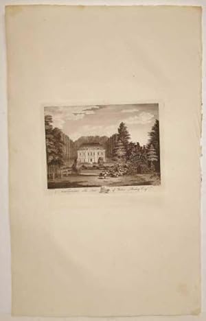 Westcotes: Seat of Walter Ruding, Antique Engraving