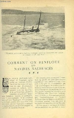 Seller image for LE MONDE MODERNE TOME 22 - COMMENT ON RENFLOUE LES NAVIRES NAUFRAGES for sale by Le-Livre