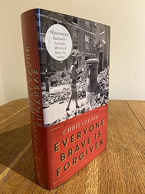 Seller image for Everyone Brave is Forgiven >>>> A SUPERB SIGNED & DOUBLE STAMPED UK FIRST EDITION & FIRST PRINTING HARDBACK + Red sprayed edges <<<< for sale by Zeitgeist Books
