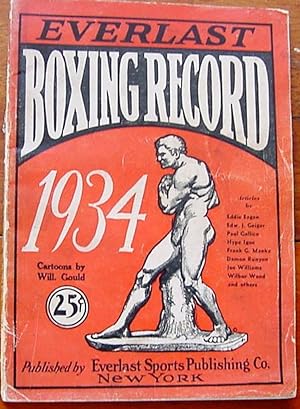 Everlast Boxing Record 1934