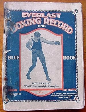 Everlast Boxing Record and Blue Book, 1922