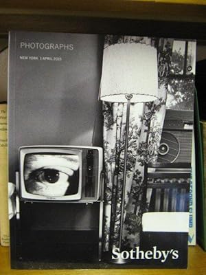 Image du vendeur pour Sotheby's: New York: Photographs: 1 April 2015 mis en vente par PsychoBabel & Skoob Books