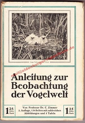 Anleitung zur Beobachtung der Vogelwelt (1917) - Zimmer, Carl