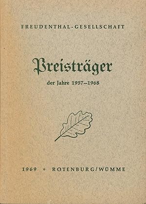 Seller image for Preistrger der Jahre 1957-1968., for sale by Antiquariat Kastanienhof