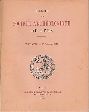 Imagen del vendedor de Bulletin de la Socit Archologique du Gers XXIVme anne 1er trimestre 1923 a la venta por Bouquinerie L'Ivre Livre