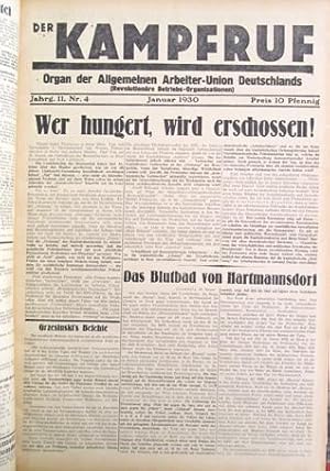 Der Kampfruf. Organ der Allgemeinen Arbeiter-Union Deutschlands (Revolutionäre Betriebs-Organisat...