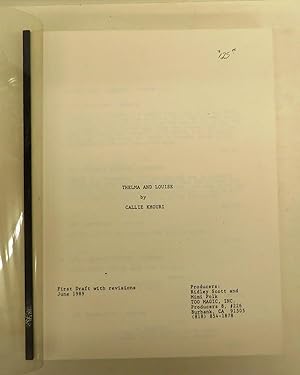 Script for Thelma and Louise by KHOURI, Callie: Near fine (1989 ...