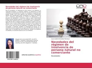 Imagen del vendedor de Novedades del rgimen de insolvencia de persona natural no comerciante : Novedades a la venta por AHA-BUCH GmbH