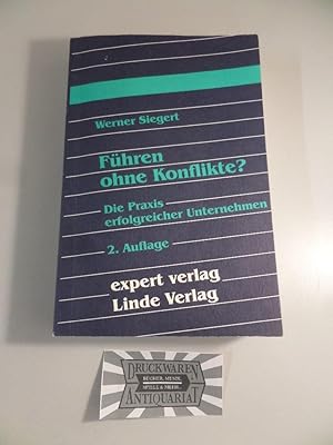 Image du vendeur pour Fhren ohne Konflikte? - Die Praxis erfolgreicher Unternehmen. mis en vente par Druckwaren Antiquariat