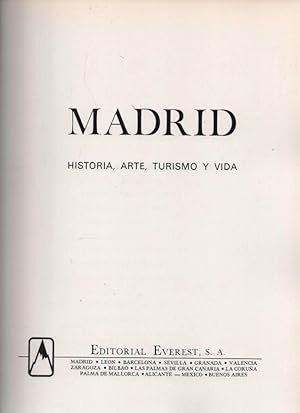 Seller image for MADRID. HISTORIA, ARTE, TURISMO Y VIDA. for sale by Librera Javier Fernndez