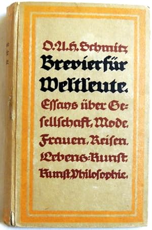 Bild des Verkufers fr Brevier fr Weltleute zum Verkauf von Peter-Sodann-Bibliothek eG