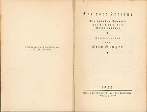 Seller image for Die rote Laterne. Die schnsten Bordellgeschichten der Weltliteratur. for sale by Antiquariat Kastanienhof
