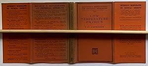 Image du vendeur pour Low Temperture Physics Methuen's Monogrphs On Physical Subjects. EXTREMELY SCARCE mis en vente par Deightons