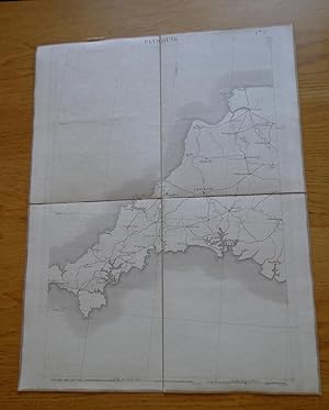 Carte géographique de Plymouth et sa région
