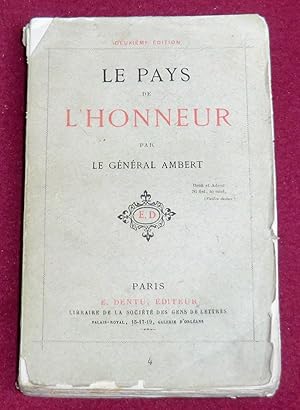 Seller image for LE PAYS DE L'HONNEUR for sale by LE BOUQUINISTE