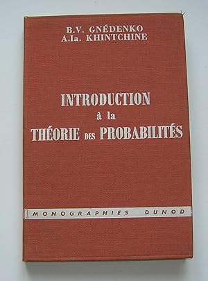 Seller image for Introduction  la thorie des probabilits for sale by Primo Bertocco