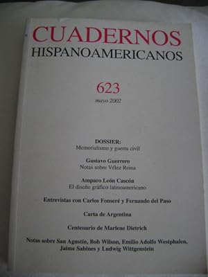 CUADERNOS HISPANOAMERICANOS. Número 623-mayo 2002
