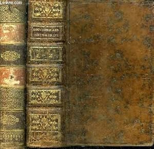 Image du vendeur pour DICTIONNAIRE HISTORIQUE PORTATIF CONTENANT L'HISTOIRE DES PATRIARCHES DES PRINCES HEBREUX DES EMPEREURS DES ROI ET DES GRANDS CAPITAINES DES DIEUX & DES HEROS DE L'ANTIQUITE PAYENNE DES PAPES DES SAINTS PERES DES EVEQUES ETC - EN DEUX TOMES - TOMES 1 + 2 mis en vente par Le-Livre