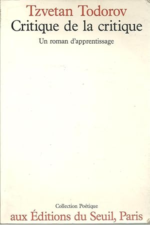 CRITIQUE DE LA CRITIQUE: Un roman d'apprentissage