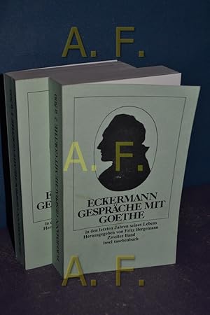 Imagen del vendedor de Gesprche mit Goethe in den letzten Jahren seines Lebens. a la venta por Antiquarische Fundgrube e.U.