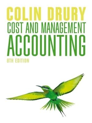 Image du vendeur pour Cost and Management Accounting, 8th edition mis en vente par READINGON LLC